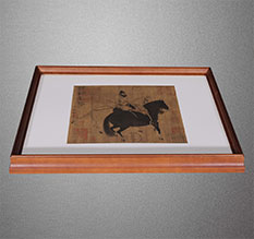 海沧书画装裱配框服务案例